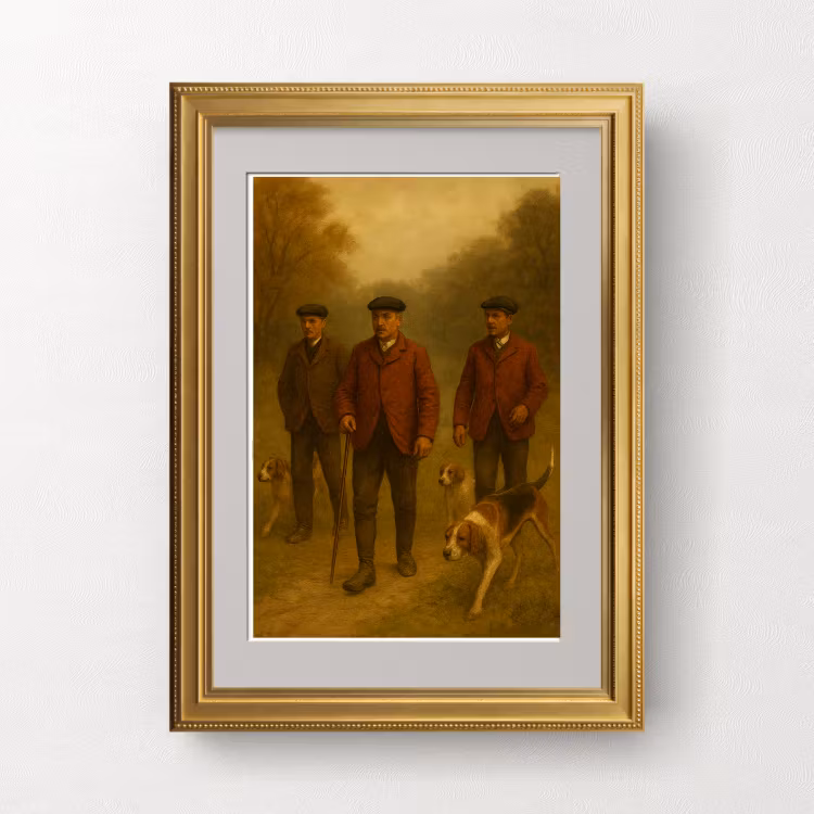 H & H Poster 21x30 - Antique Hunters