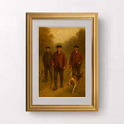 H & H Poster 21x30 - Antique Hunters