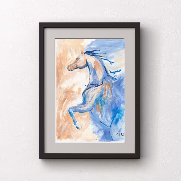 H & H Art Print 21x30 - Flame