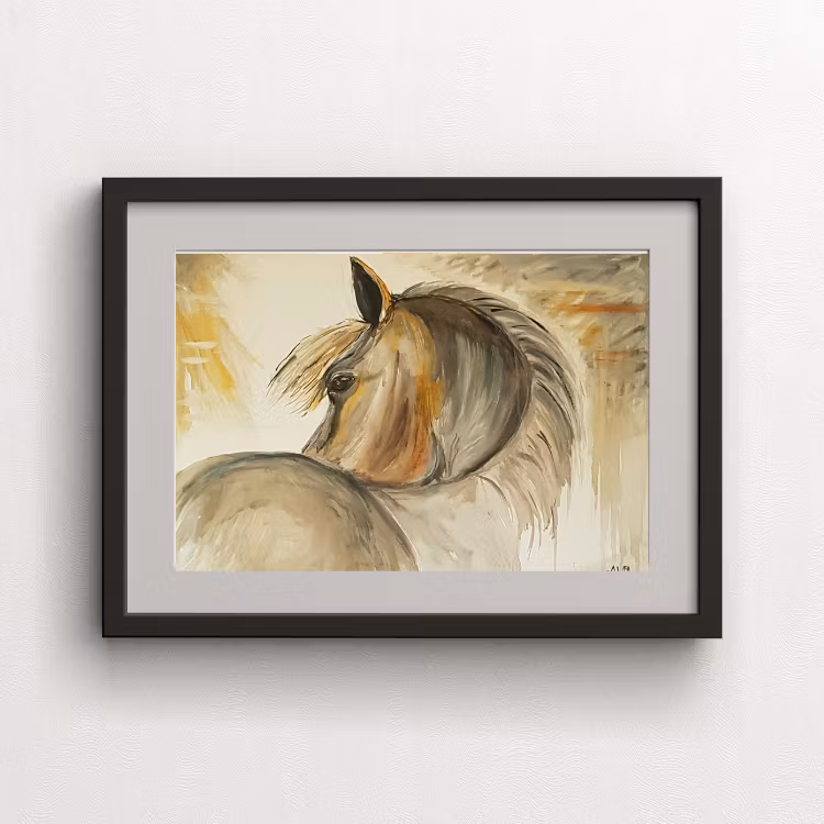 H & H Art Print 21x30 - Hazel