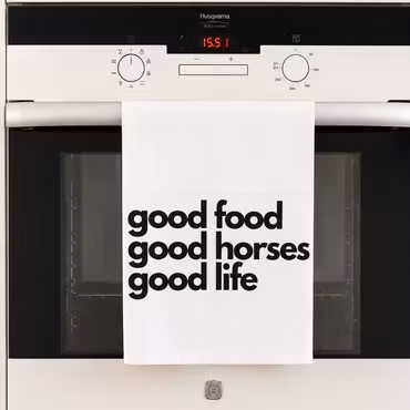 H & H Kökshandduk "Good horses"