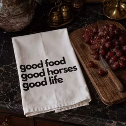 H & H Kitchen towel "Good horses"
