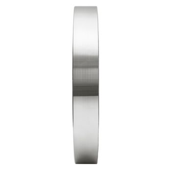 Tiq Väggur radiokontr. 50cm Inomhus Vit urtavla aluminium ram