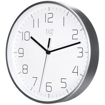 Tiq Väggur Design Silver Ram 25 cm
