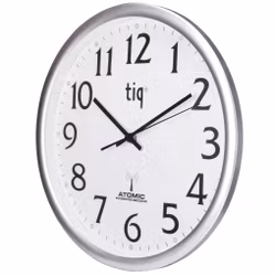 Tiq Väggur Radiokontr. svepande visare 35cm