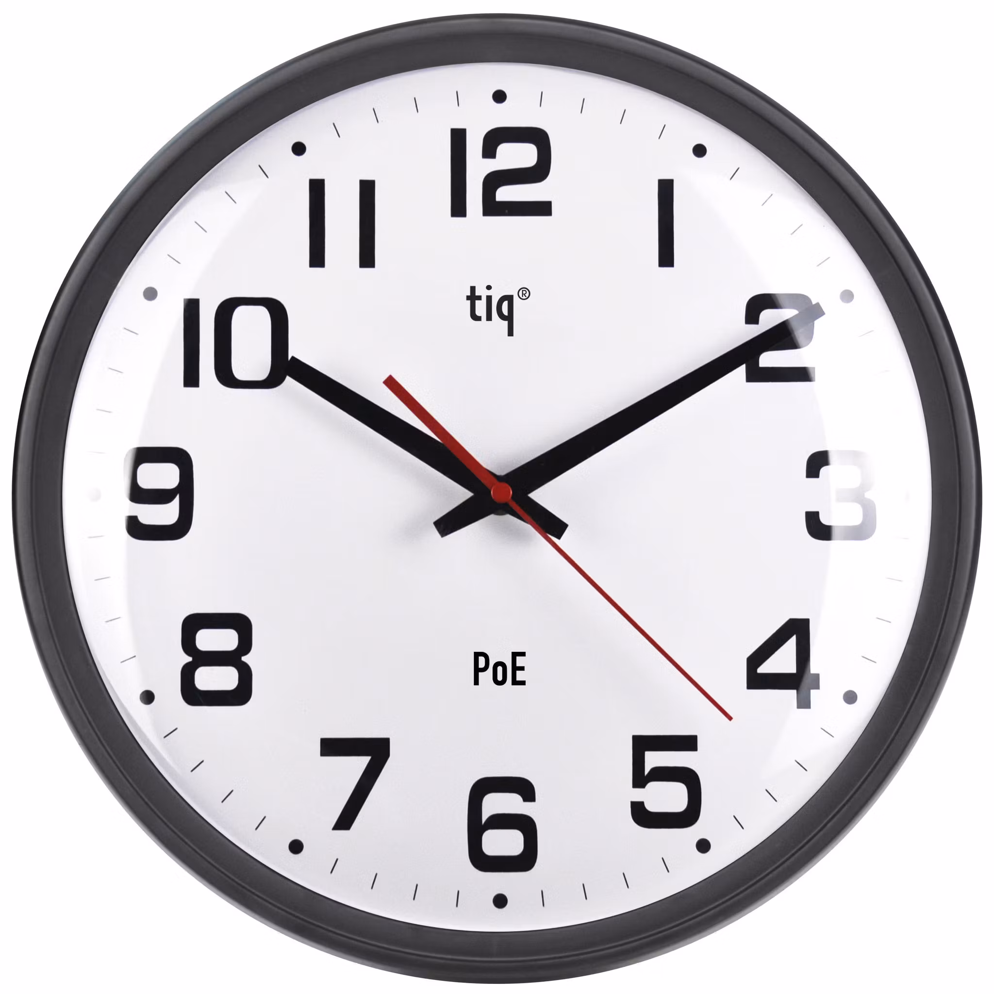 Tiq Väggur NTP Svart Ram 348mm