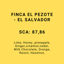 FINCA EL PEZOTE - EL SALVADOR