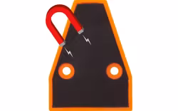 Pyramide vater med magnetisk holder