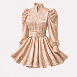 Nordlys kjole Champagne