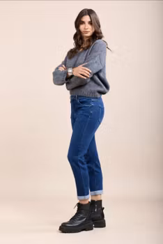 Toxik jeans .plain med glidelås