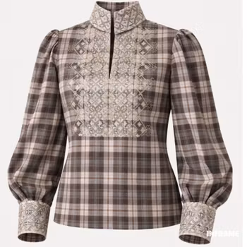 Nordlysbluse uten puff