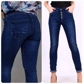 Mørk blå Toxik jeans
