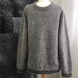 Herrtröja med raglanärm