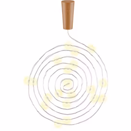 10 x flaskstränglampa med 20 lysdioder