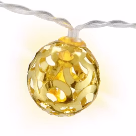 Strängljus "Ornaments" med 10 lysdioder