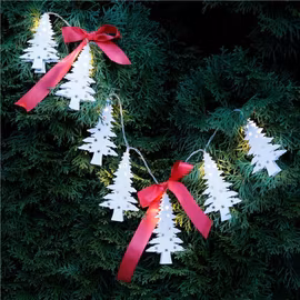 Strängljus "julgran" med 10 lysdioder