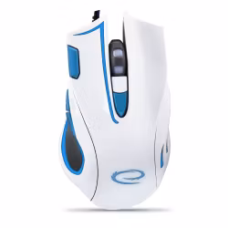 Gamingmus 7D OPT. USB MX401 Hawk, Vit/Blå