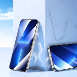 Joyroom Knight 2,5D TG härdat glas för iPhone 14 Pro Max helskärm med ram Transparent