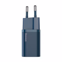 Baseus Super Si 1C snabb väggladdare USB Typ C 20 W Strömförsörjning blå