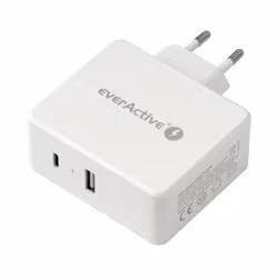 everActive SC-600Q nätverksladdare med USB QC3.0 och USB-C PD 63W-port