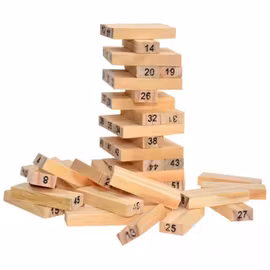 JENGA träblock -festspel