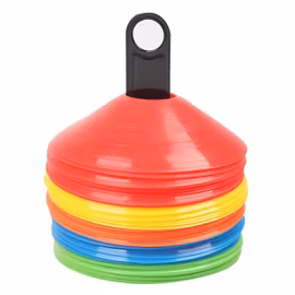 Träningskoner 50-pack multifärg