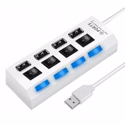 USB Hub 2.0, 4-portar