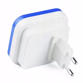 LED nattljus med sensor, blå