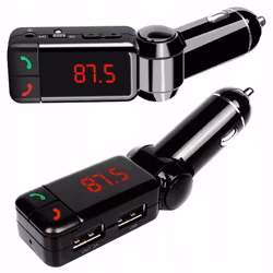 FM-sändare Bluetooth med 2 USB