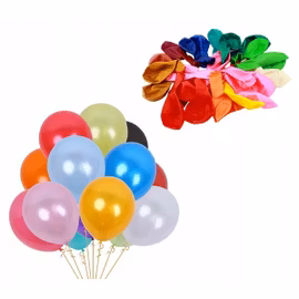 Färgrika ballonger 25 st