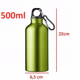 Vattenflaska 500 ml med karbinhake