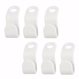 Hängare till galge, 6 st vita