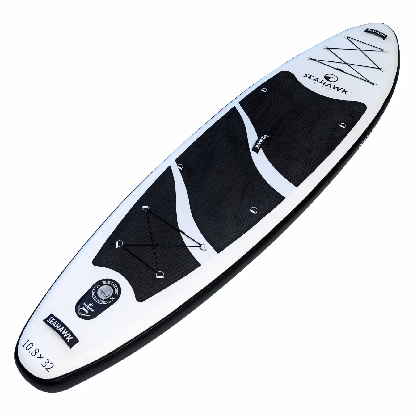 Seahawk Waves (Svart) - SUP 10.8  - Uppblåsbar - Paketerbjudande