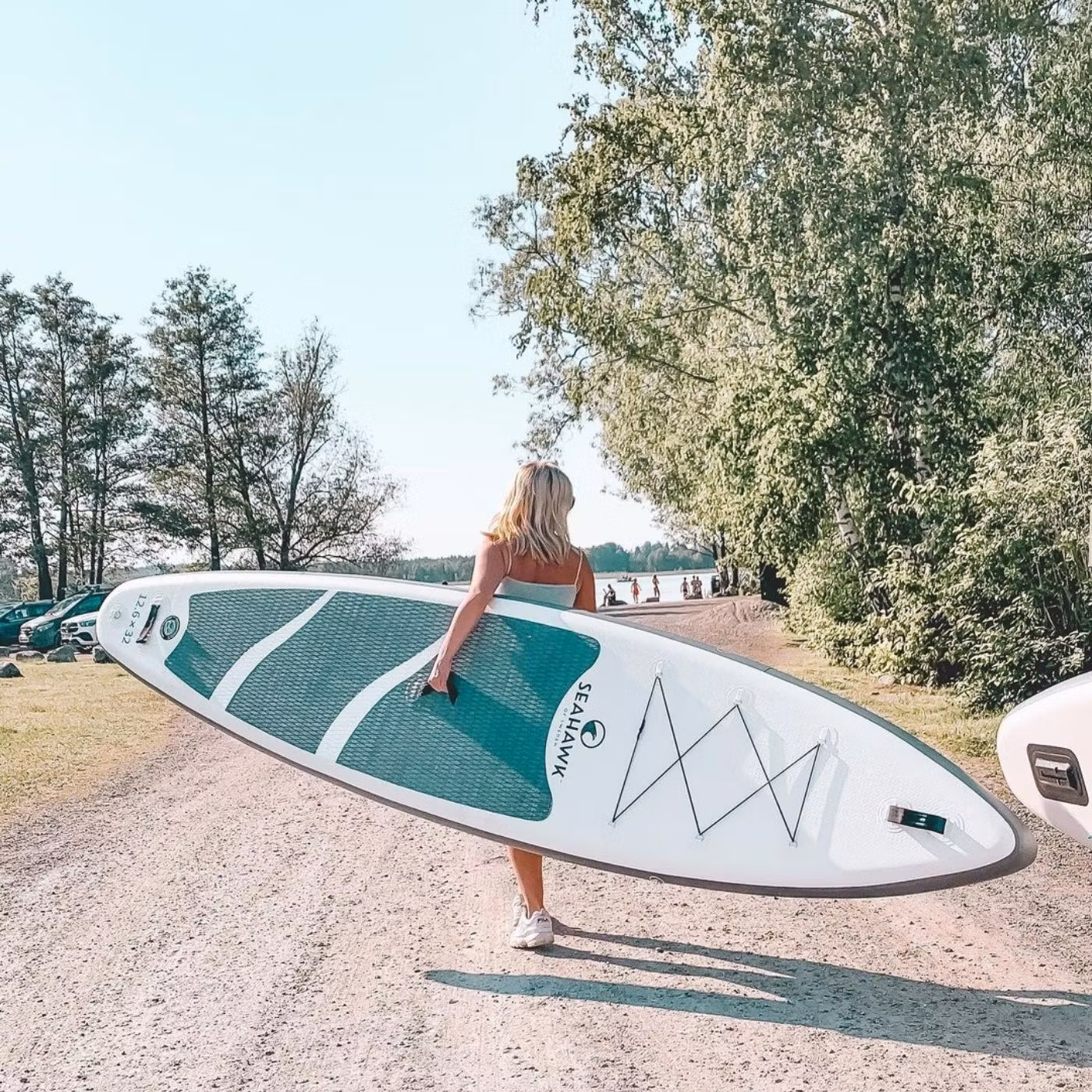 Seahawk Waves (Korall) - SUP 12.6 - Uppblåsbar - Paketerbjudande