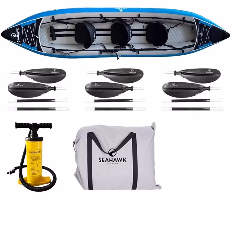 Seahawk Aero K2/K3 - Uppblåsbar Kajak 2-3 personer