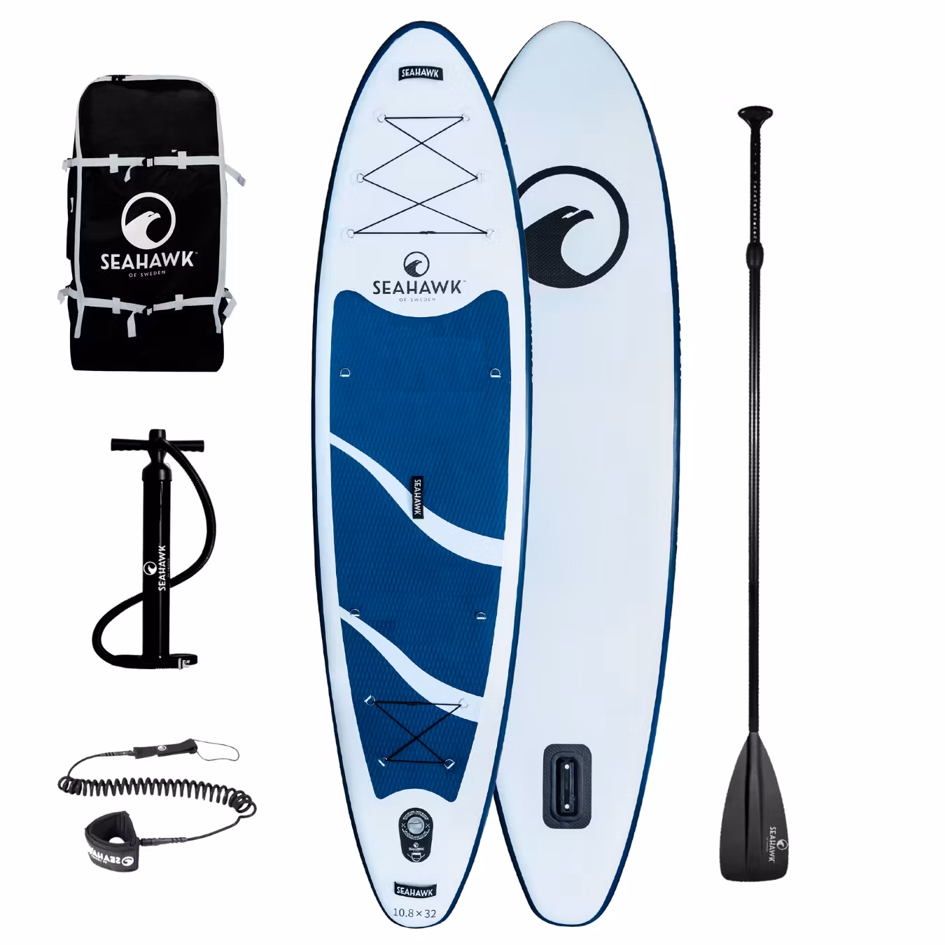 Seahawk Waves (Marin) - SUP 10.8  - Uppblåsbar - Paketerbjudande