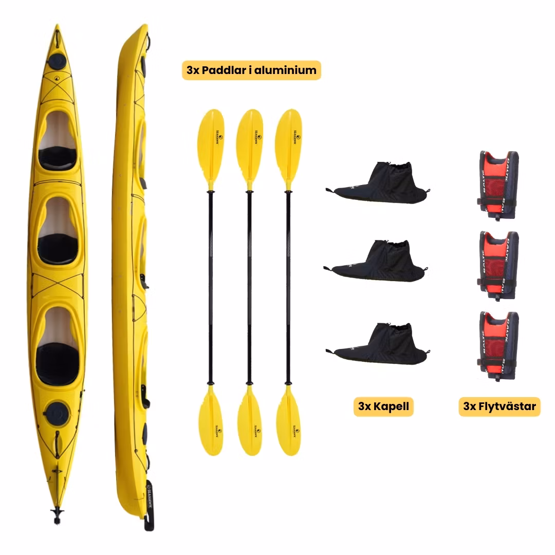 Trippelkajak - Seahawk Expedition K3 - Demo