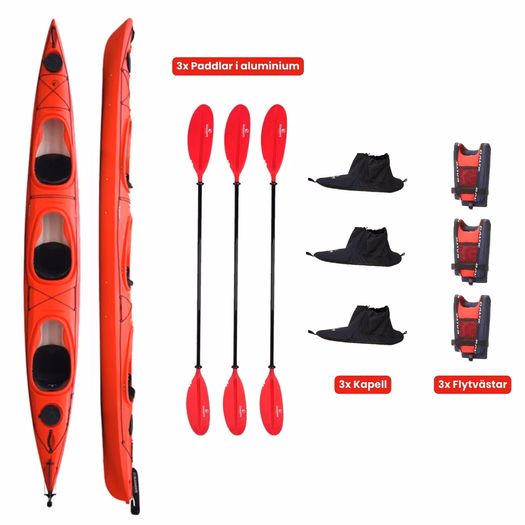 Trippelkajak - Seahawk Expedition K3 - Demo