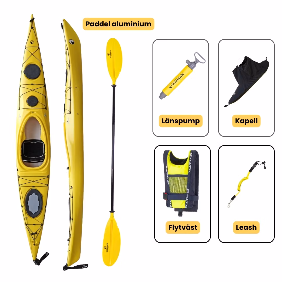 Singelkajak - Seahawk Expedition Luma - Paket