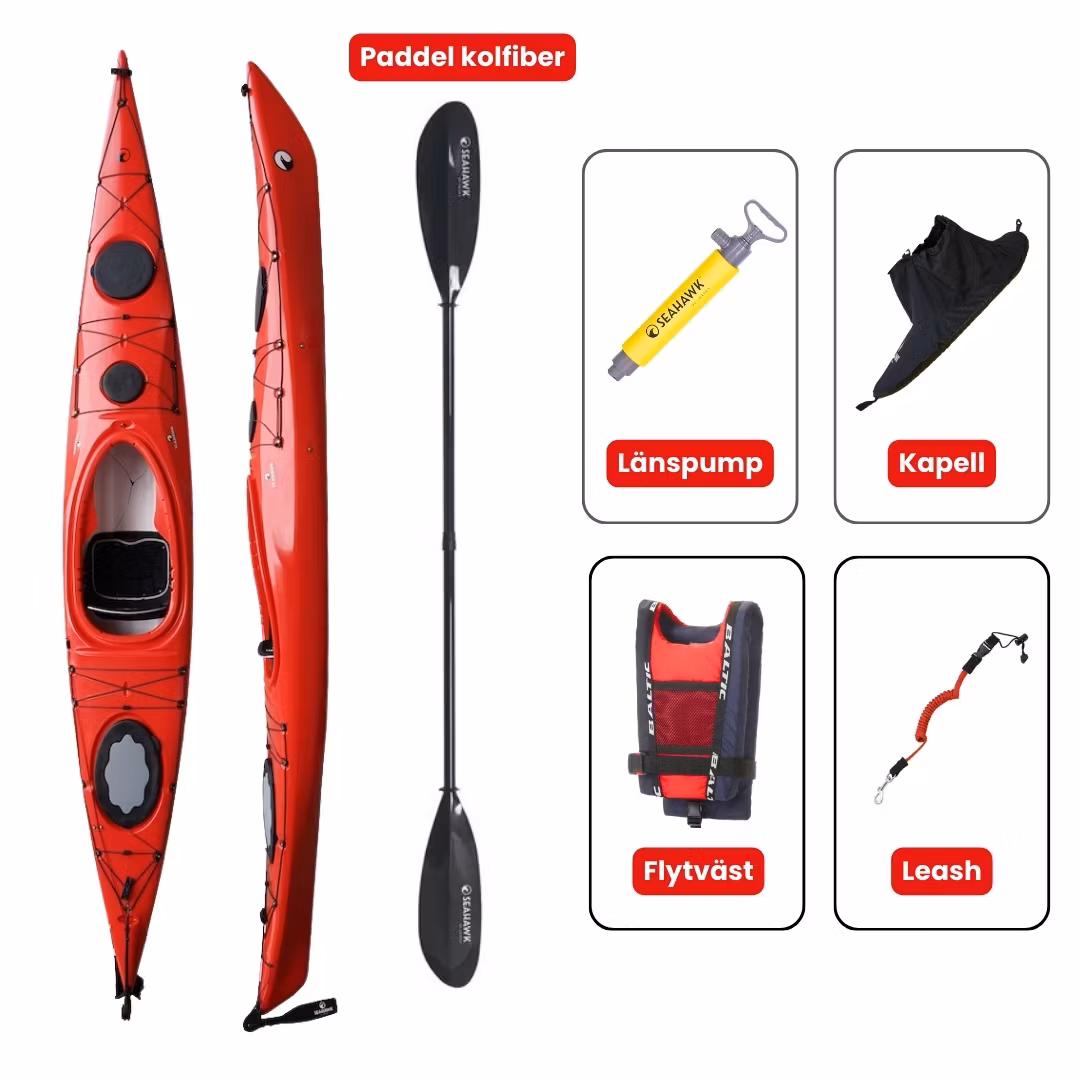 Singelkajak - Seahawk Expedition Luma - Paket