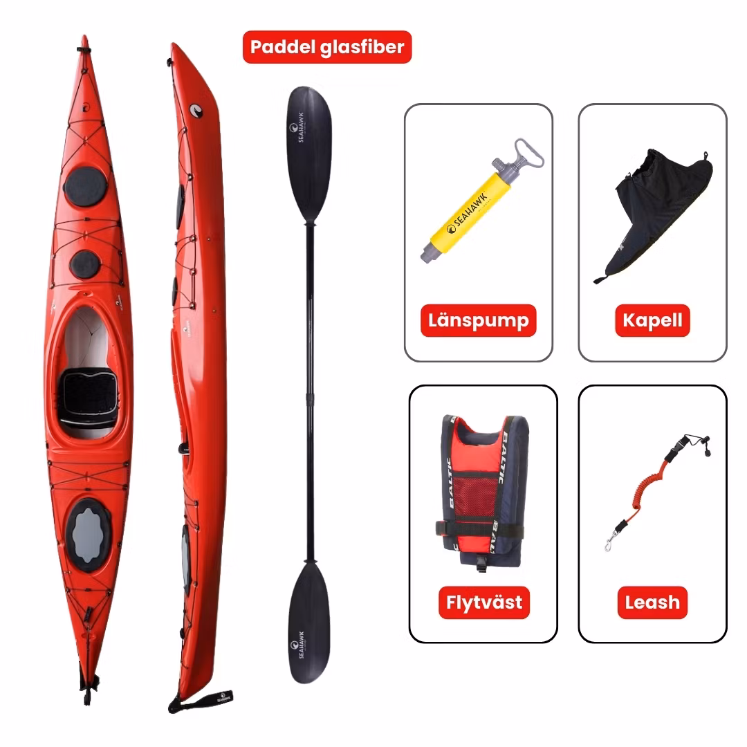 Singelkajak - Seahawk Expedition Luma - Paket