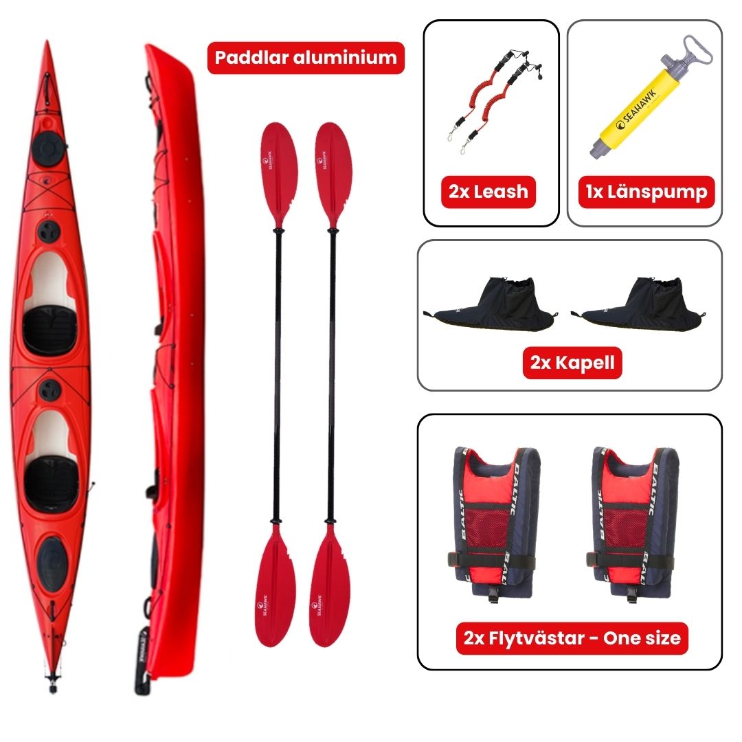 Dubbelkajak - Seahawk Expedition K2 - Demo