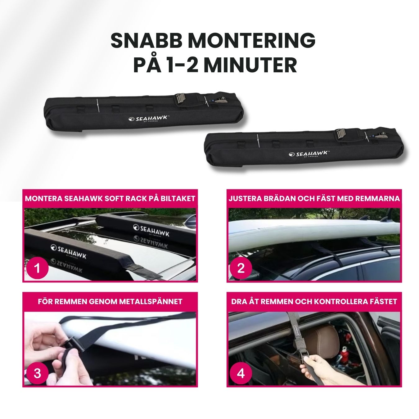 Seahawk Transportpaket Premium - Soft Rack