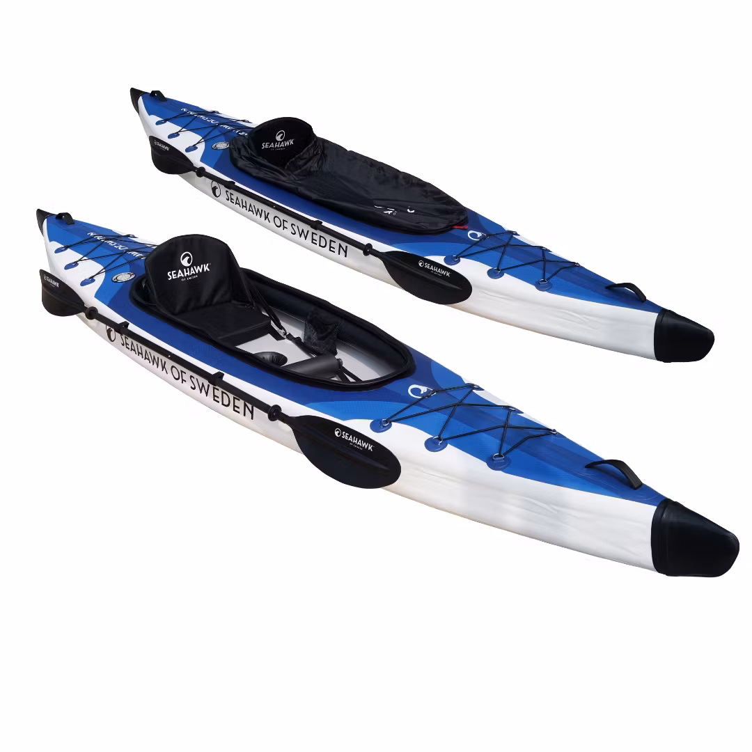 Seahawk Aero K1 modell 2025 - Uppblåsbar Kajak 1 person - Paket