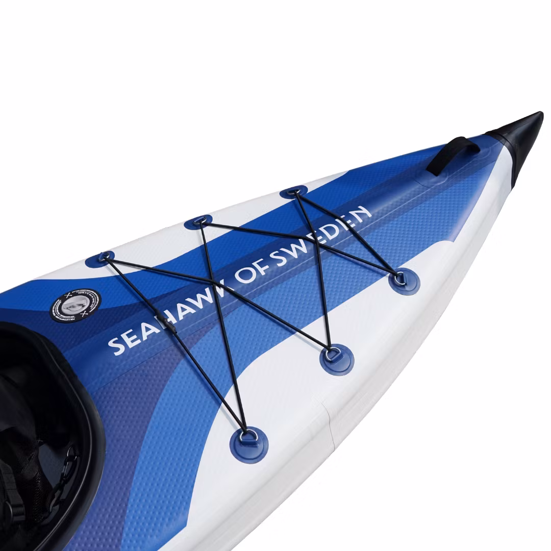 Seahawk Aero K1 modell 2025 - Uppblåsbar Kajak 1 person - Paket