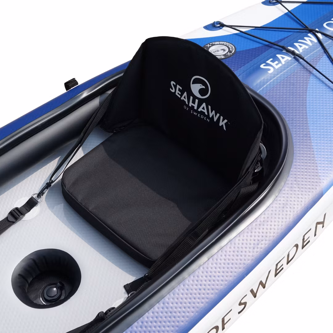 Seahawk Aero K1 modell 2025 - Uppblåsbar Kajak 1 person - Paket