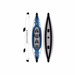 Seahawk Aero K2 modell 2026 - Uppblåsbar Kajak 2 personer - Paket