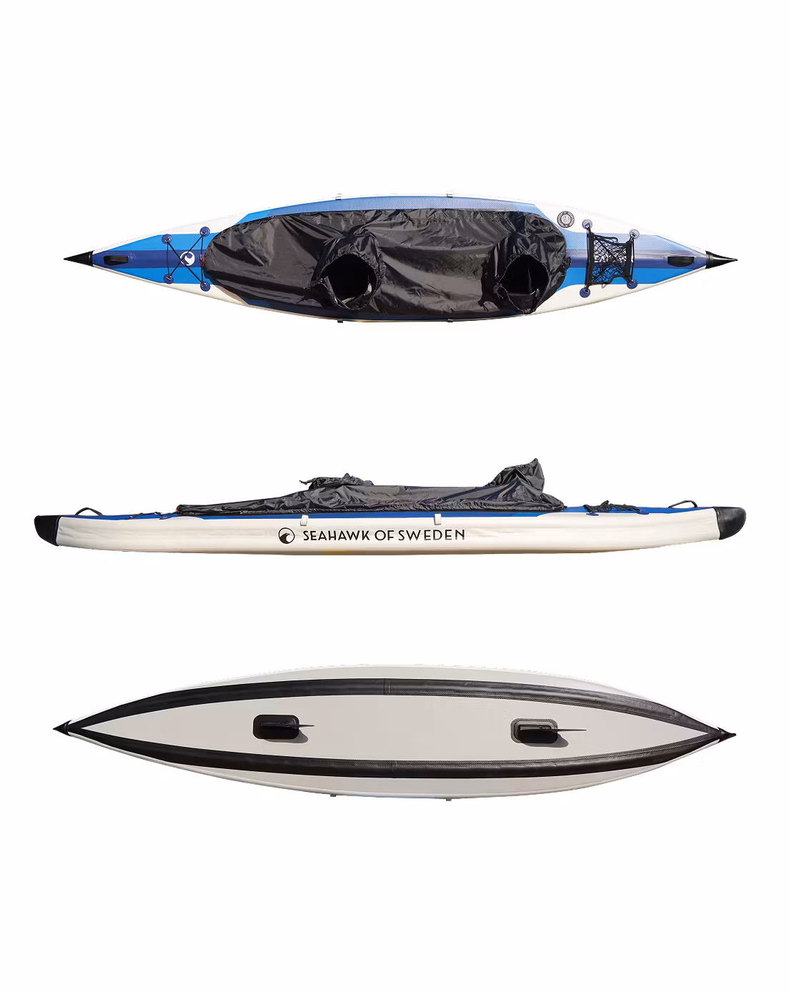 Seahawk Aero K2 modell 2026 - Uppblåsbar Kajak 2 personer - Paket