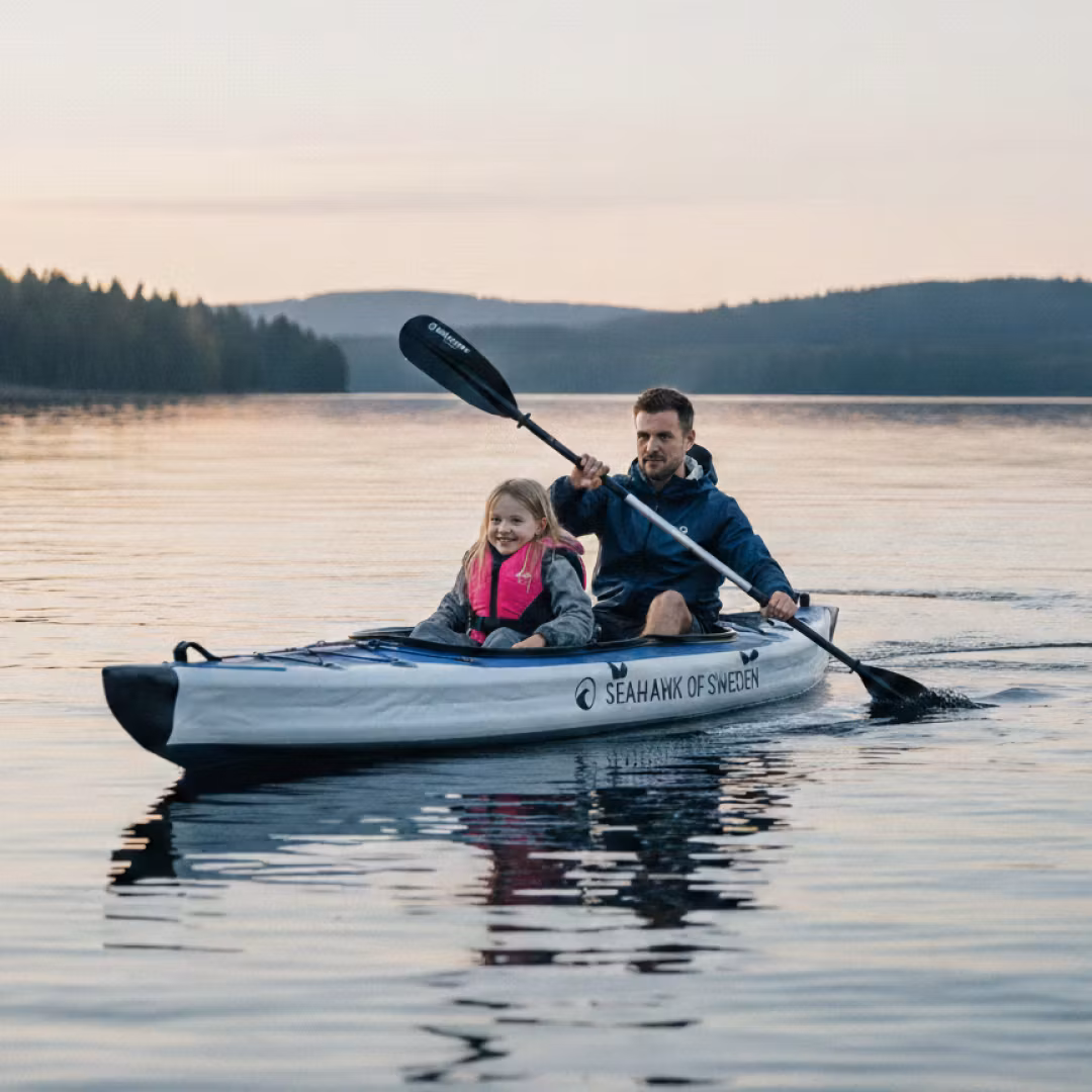 Seahawk Aero K1 - Uppblåsbar havskajak - Paketpris