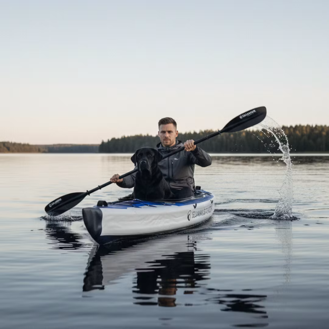 Seahawk Aero K1 - Uppblåsbar havskajak - Paketpris